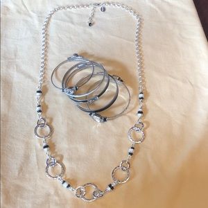White House Black Market necklace & bracelets
